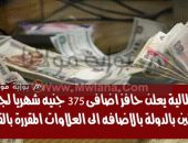 وزير المالية يعلن حافز اضافى 375 جنيه شهريا لجميع العاملين بالدولة بالاضافه الى العلاوات المقررة بالقانون